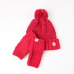 Set Gorro + Guante Jordyn Rosado Humana