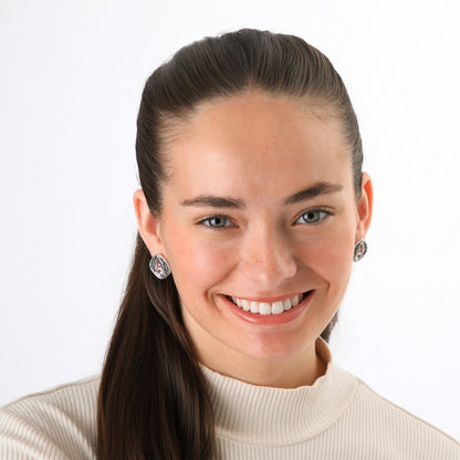 Aros Pegados Ema Plateado I-D