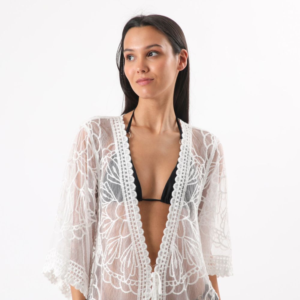 Kimono Mandala Blanco Humana