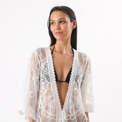 Kimono Mandala Blanco Humana