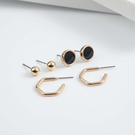 Set de Aros Georgette Dorados i-D