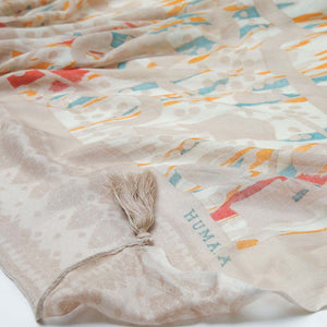 Pañuelo Estampado Canatbria Café Humana