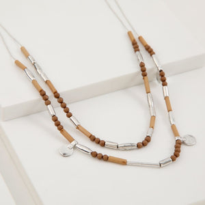 Collar Corto Jessica Plateado Studio Humana
