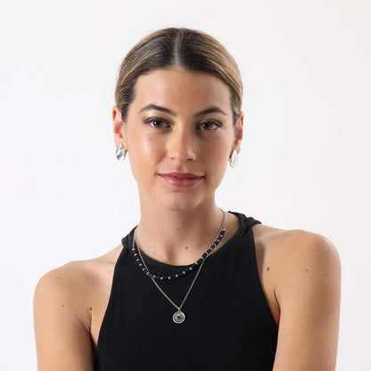 Aros Clip Valeriana Plateados Humana