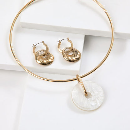 Set De Collar Noah Dorado Humana