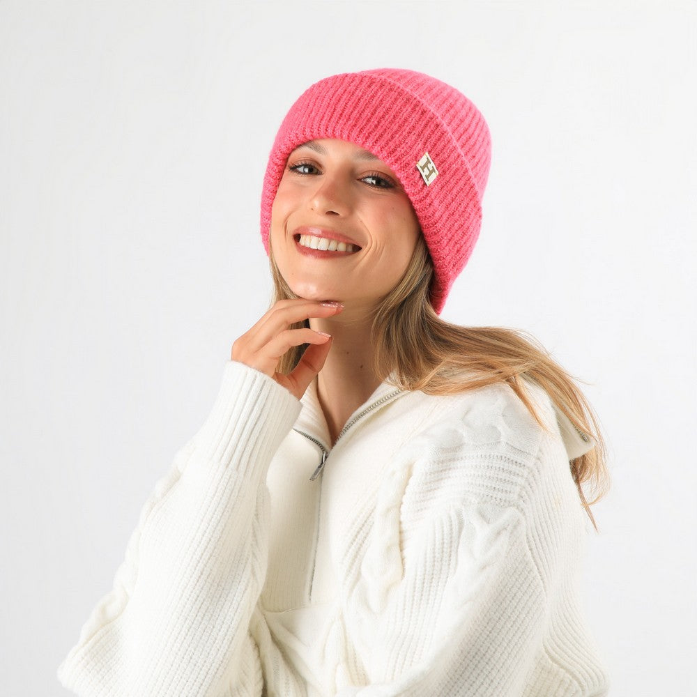 Gorro Lana Rino Fucsia Humana