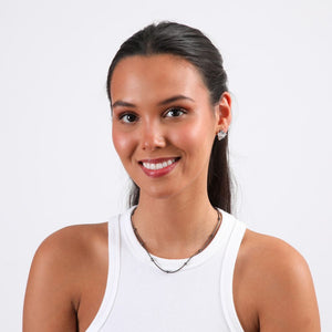 Collar Corto Cili Plateado Humana