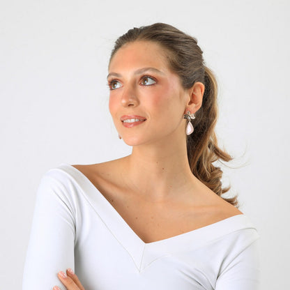 Aros Largos Bina Dorado Humana