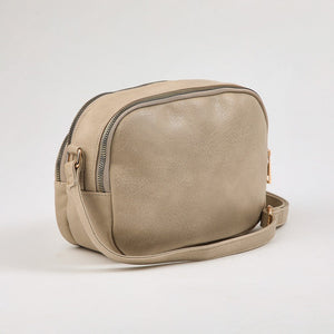 Cartera Cruzada Baniano Beige I-D
