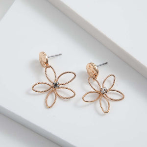 Aros Mediano Feliz Dorado i-D