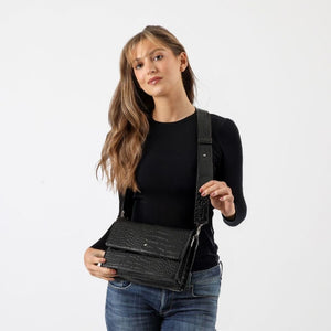 Cartera Cruzada Colette Negro I-D
