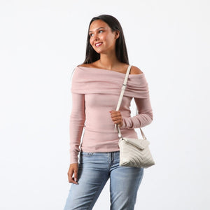 Cartera Cruzada Esmee Beige I-D