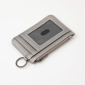 Tarjetero Castellon Plateado I-D