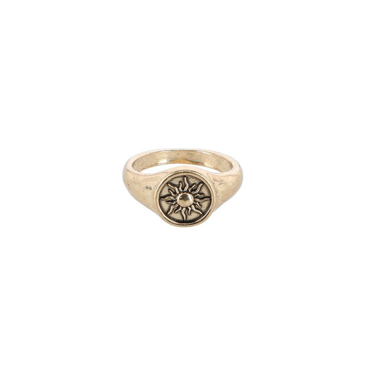Anillo Grueso Pinky 3 Dorado Tatienne