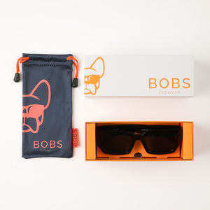 Anteojos de sol Fiji Cuadrado negro Bobs