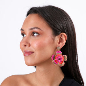 Aros Fiesta Flor Narnajo Humana