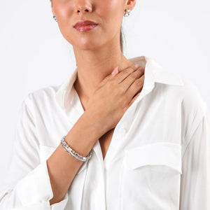 Pulsera Blanda Nox Plateado Tatienne