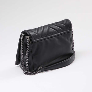 Cartera Hombro Oporto Negro Humana