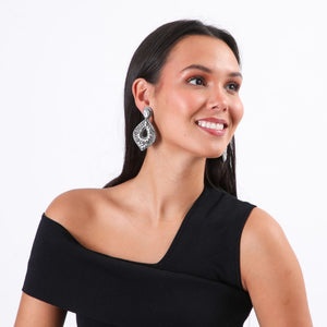 Aros Fiesta Espiga Plateado Humana