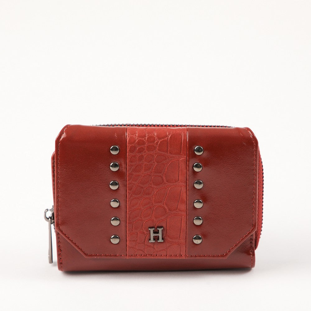 Billetera Chica Gema Burgundy Humana