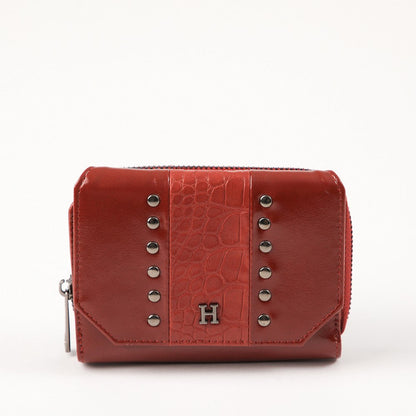 Billetera Chica Gema Burgundy Humana