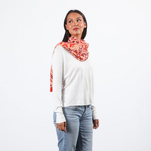 Pañuelo Estampado Bignonia Pink I-D