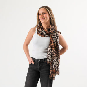 Pañuelo Estampado Volos Beige Id