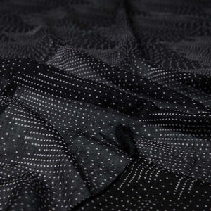 Pañuelo Estampado Llucia Negro Humana