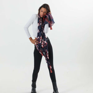 Pañuelo Estampado Laila Azul i-D