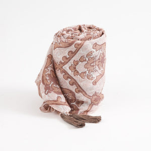 Pañuelo Estampado Nora Paisley Beige Tatienne