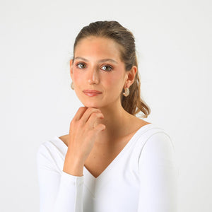 Aros Argollas Emilia Dorado Humana