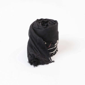 Pañuelo Estampado Svart Negro i-D