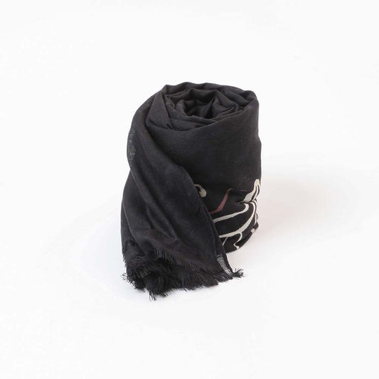 Pañuelo Estampado Svart Negro i-D