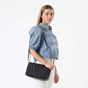 Cartera Cruzada Party Negra Humana