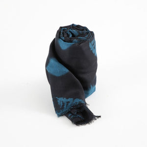 Pañuelo Estampado Diamela Negro I-D