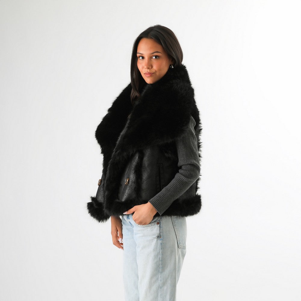 Chaqueta Laura Negro Humana