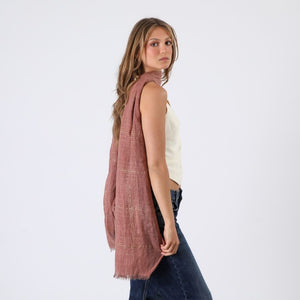 Pañuelo Liso Brown Lurex Humana