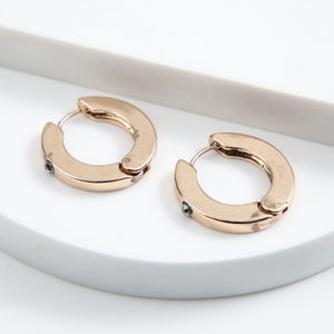 Aros Argollas Thick Dorado Tatienne