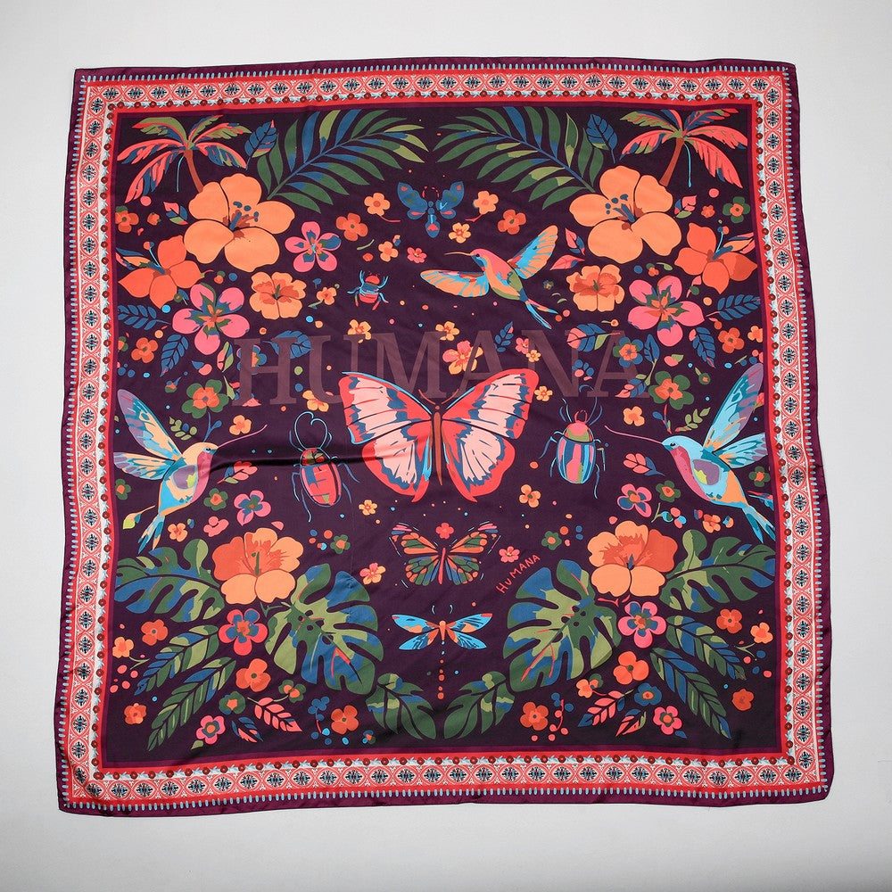 Pañuelo Bandana Maxi Layan Purple Purple Humana