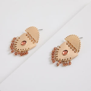 Aros Mediano Hanas Dorado Humana