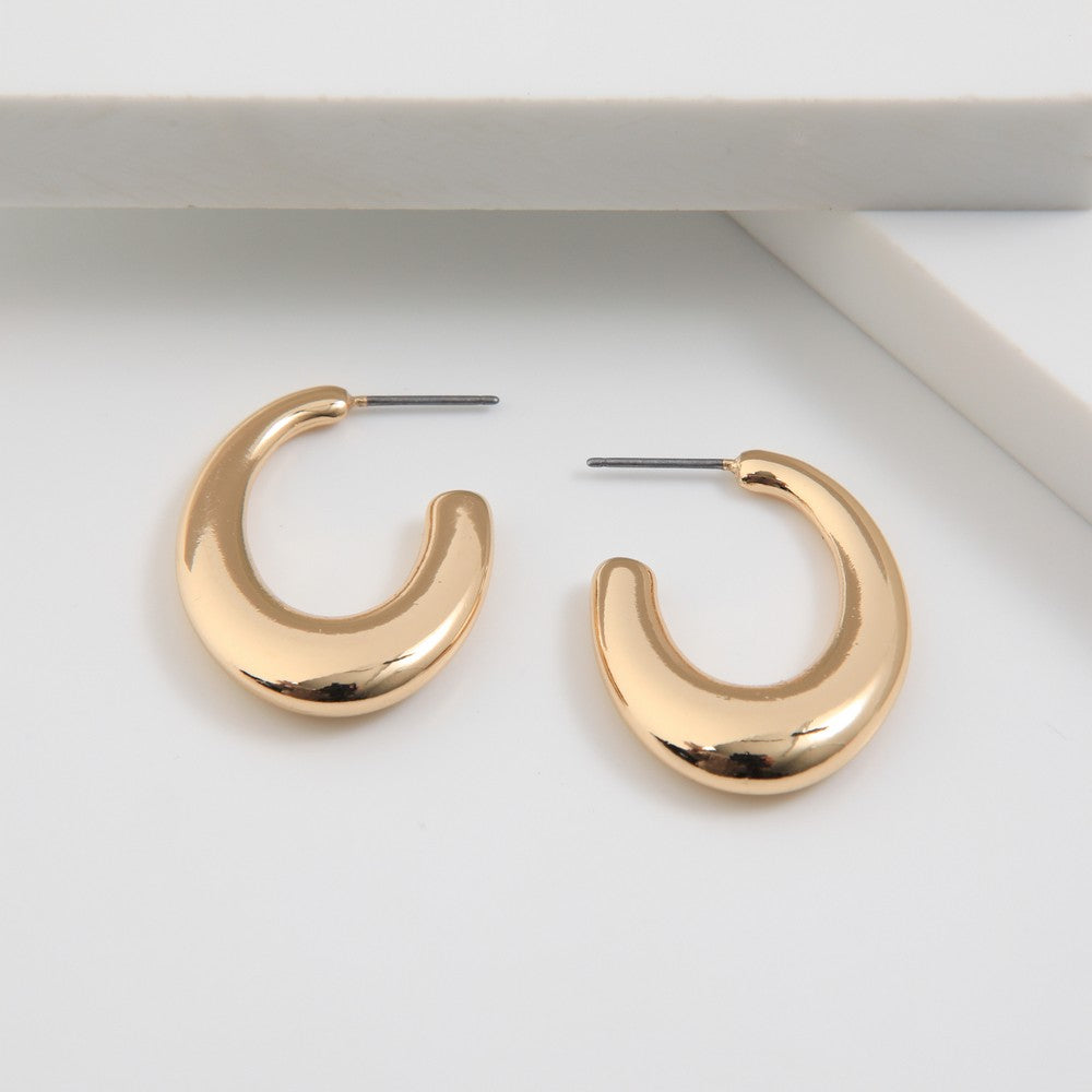 Aros Argollas Fiore Dorado Humana