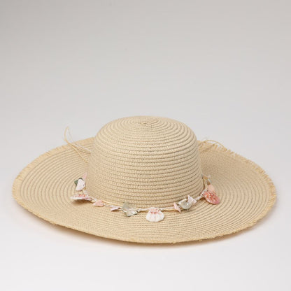 Sombrero Conchas Beige