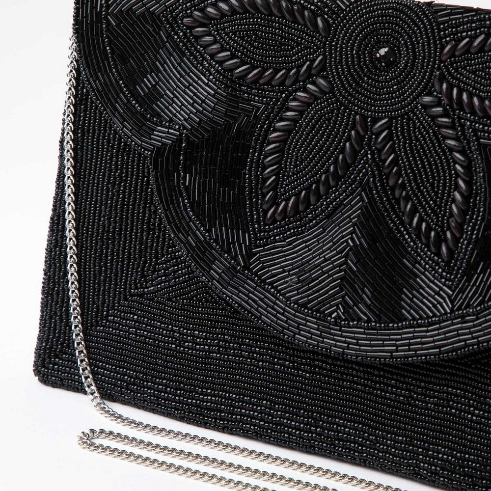 Cartera Clutch Ema Negro Humana