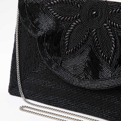 Cartera Clutch Ema Negro Humana