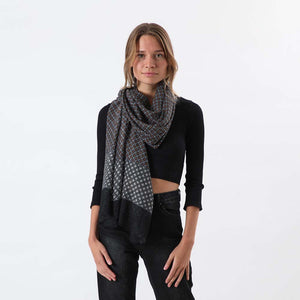 Pañuelo Estampado Cerny Negro i-D