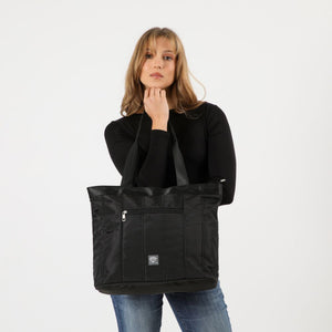 Cartera Hombro Acacia Nylon Negro I-D