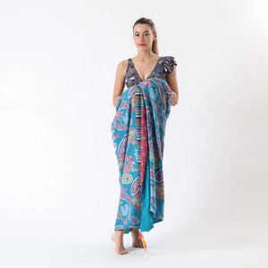 Toalla Paisley Celeste Humana