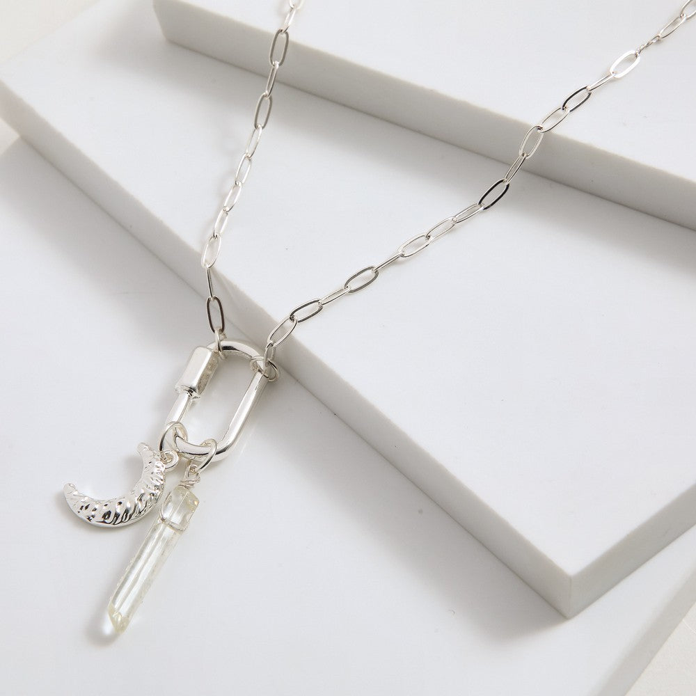 Collar Corto Prisc Plateado I-D