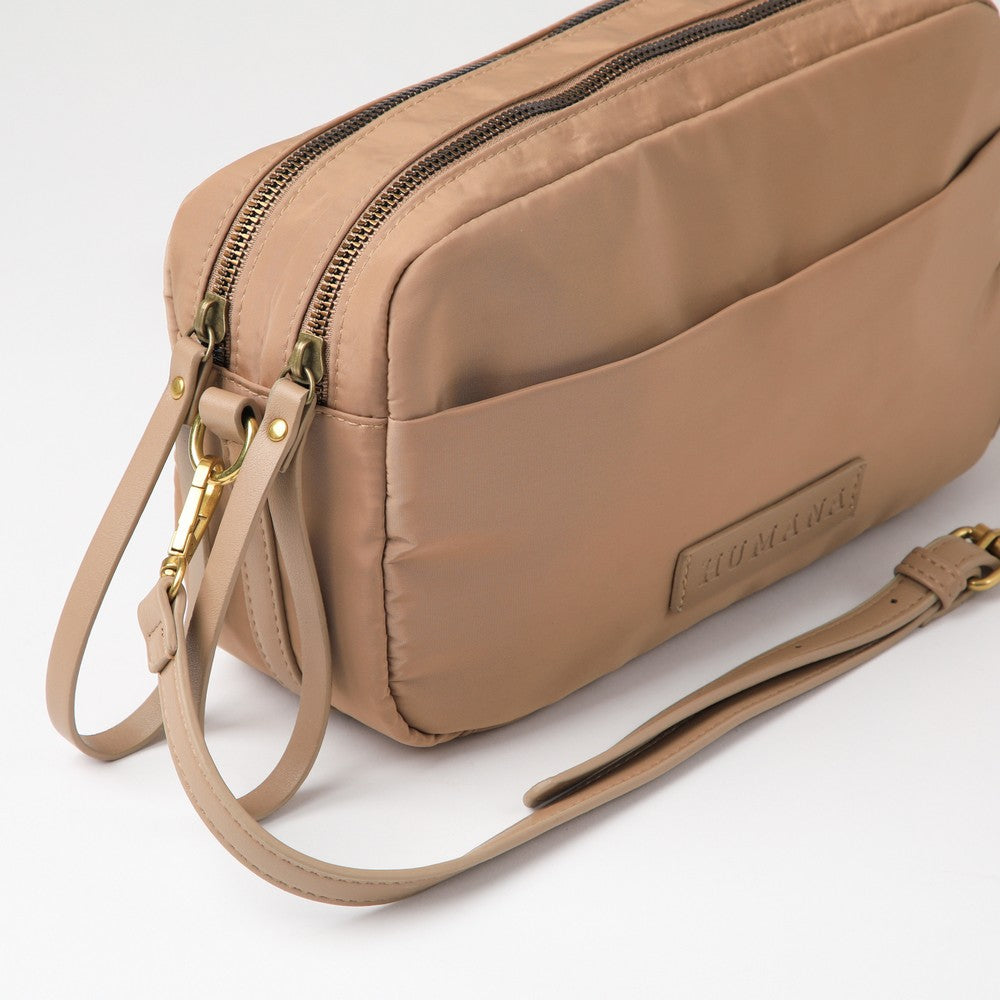 Cartera Cruzada Alice Beige Humana