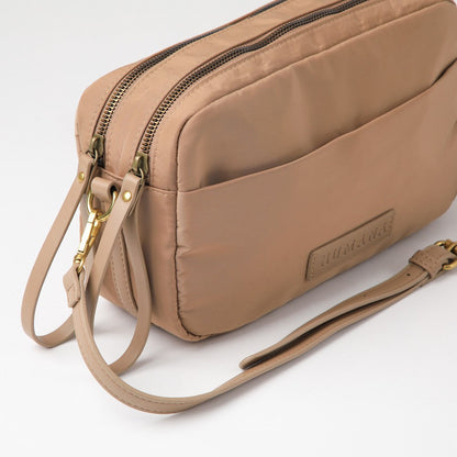 Cartera Cruzada Alice Beige Humana